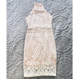 steal a kiss white lace dress